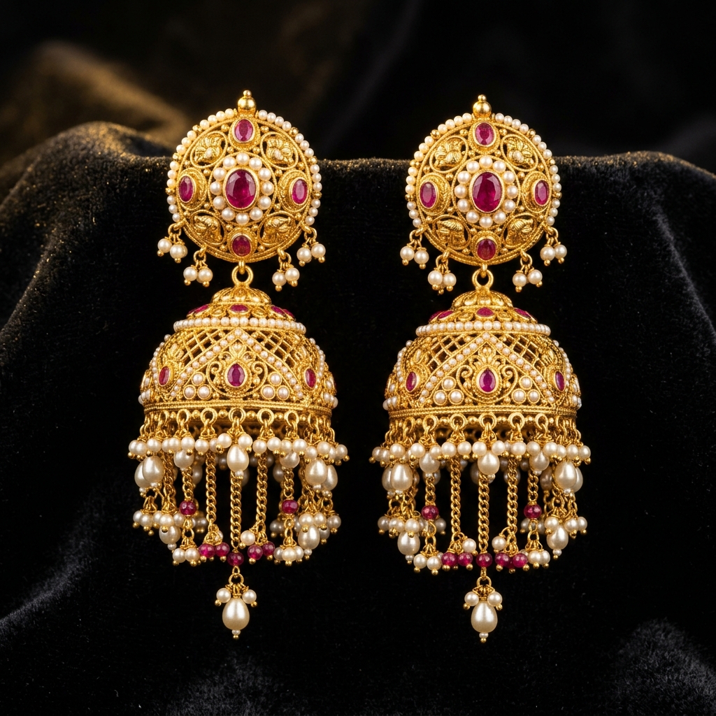 Antique Heritage Jhumkas
