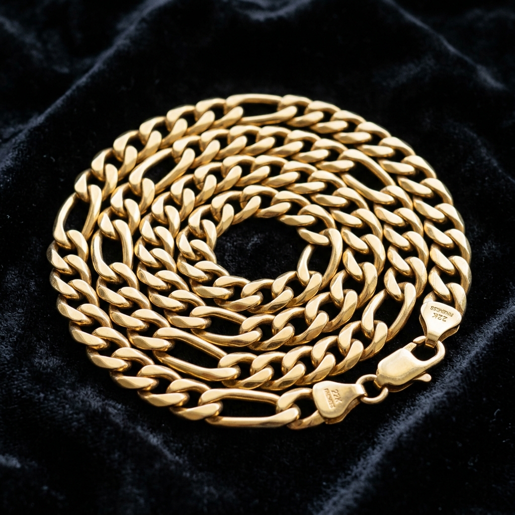 Classic Rope 22K Gold Chain